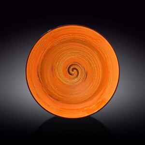 Тарелка глубокая Wilmax England Spiral, d=28.5 см, 500 мл, цвет оранжевый