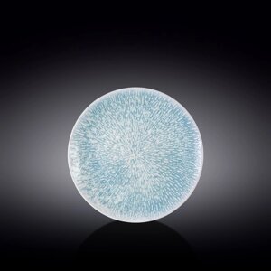 Тарелка круглая Wilmax England Coral Blue, d=19 см