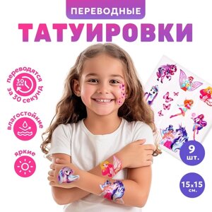 Татуировка "Единорожка и принцесса"