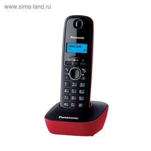 Телефон Panasonic KX-TG1611 RUR DECT, комплект из базы и трубки, монохром. дисплей на трубке 253167