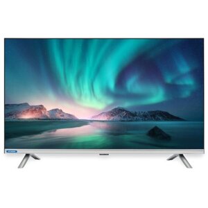 Телевизор hyundai H-LED40BS5008, 40",1920x1080, DVB/T2/C/S/S2, HDMI 3, USB2, smart TV, серебр