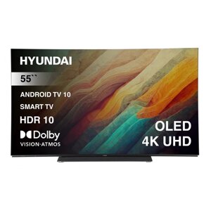 Телевизор OLED Hyundai 55" H-LED55OBU7700 Android TV Frameless черный/черный 4K Ultra HD 12 103393