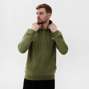 Толстовка мужская с капюшоном MIST Men's casual размер 50, зеленый