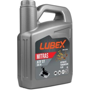 Трансмиссионное масло LUBEX mitras ATF ST DX III, синтетическое, для акпп, 4 л