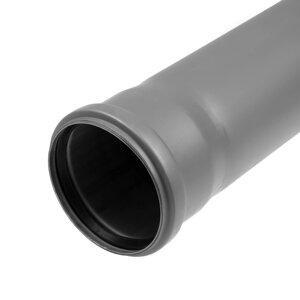 Труба канализационная "ЭКОНОМ", внутренняя, d=110 мм, толщина 2.2 мм, 1500 мм