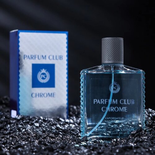 Туалетная вода мужская Parfum Club Chrome, 100 мл (по мотивам Chrome Azzaro (Azzaro)