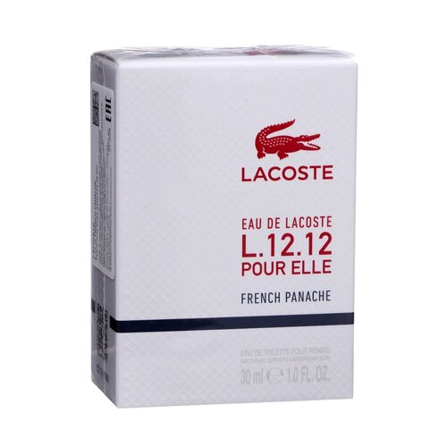 Туалетная вода женская Lacoste L. 12.12 French Panache ladу, 30 мл