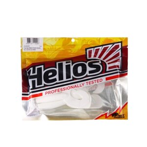 Твистер Helios Credo Double Tail White, 9 см, 5 шт. (HS-28-001)