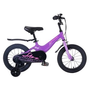 Велосипед 14 Maxiscoo JAZZ Стандарт Плюс, цвет Фиолетовый Матовый
