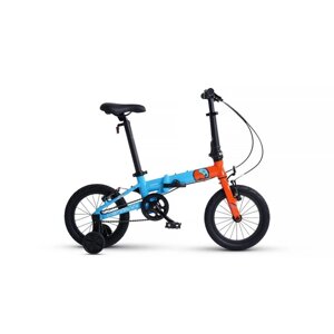 Велосипед 14 Maxiscoo S007 PRO, цвет Синий с Оранжевым