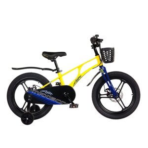 Велосипед 18 Maxiscoo AIR Pro, цвет Желтый Матовый