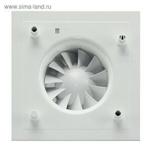 Вентилятор S&P silent-100 CZ silver design, 220-240 в, бесшумный, 50 гц, цвет серебряный