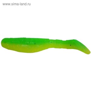 Виброхвост Helios Chubby Green Lime, 9 см, 5 шт. (HS-4-010)