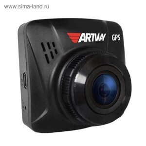 Видеорегистратор Artway AV-397 GPS Compact, 2", обзор 170°1920х1080