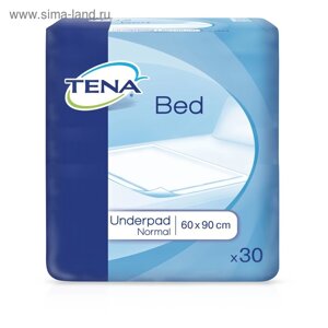 Впитывающие простыни Tena Bed Normal, одноразовые, 60х90 см, 30 шт