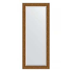 Зеркало напольное с фацетом в багетной раме, травленая бронза 99 мм, 84x204 см