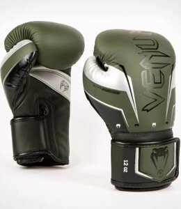 Боксерские перчатки Elite Evo Khaki/Silver, 12 OZ