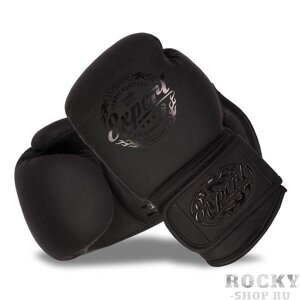 Боксерские перчатки Fight Expert Matte Black, 12 OZ