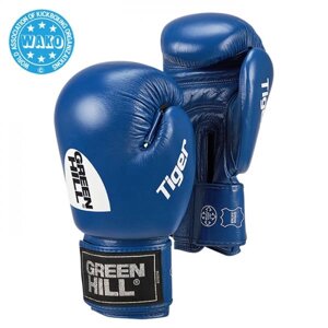 Боксерские перчатки TIGER WAKO Approved синие, 10 oz