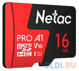 Флеш-накопитель NeTac Карта памяти Netac MicroSD P500 Extreme Pro 16GB, Retail version card only