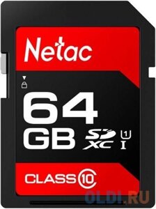 Флеш-накопитель NeTac Карта памяти Netac P600 Standard SD 64GB, Retail version