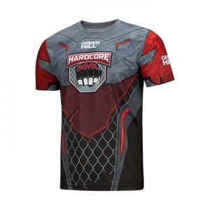 Футболка GreenHill HARDCORE MMA красно-чёрная