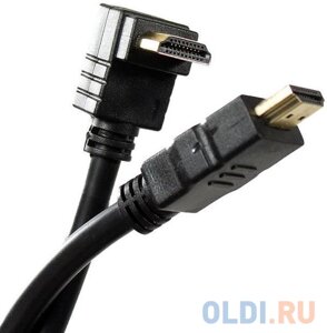 Кабель HDMI =HDMI-угловой коннектор 90град 5м, 2.0V VCOM CG523-5M