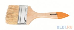 Кисть флейцевая SPARTA 824405 плоская slimline 3 (75 мм) натур. щетина деревянная руч.