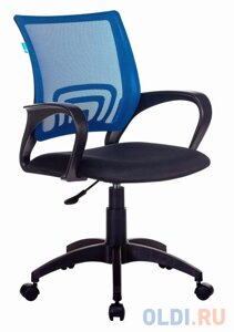Кресло Бюрократ CH-695NLT синий TW-05 сиденье черный TW-11 сетка/ткань крестовина пластик