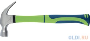 Молоток-гвоздодер,450г, фибергласовая обрезиненная рукоятка Сибртех