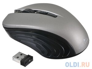 Мышь Oklick 545MW черный/серый оптическая (1600dpi) беспроводная USB (4but)