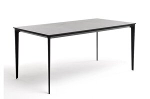 Обеденный стол Малага из HPL 160 серый гранит