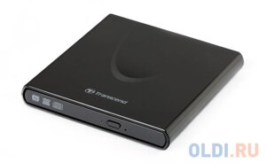 Оптич. накопитель ext. DVDRW Transcend Black Slim, USB 2.0, Retail