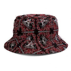 Панама THRASHER Bandana Bucket Hat Black/Red 2023