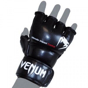 Перчатки ММА Impact MMA Gloves - Skintex Leather Black