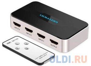 Переходник HDMI Vention AFFH0 черный серебрянный