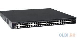 Qtech Управляемый стекируемый коммутатор уровня L3 с поддержкой PoE 802.3af/at, 48 портов 10/100/1000 BASE-T, 4 порта 10GbE SFP+4K VLAN, 32K MAC адр
