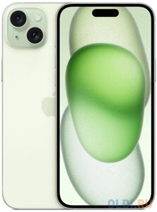 Смартфон Apple A3096 iPhone 15 Plus 256Gb зеленый моноблок 3G 4G 2Sim 6.7 1290x2796 iOS 17 48Mpix 802.11 a/b/g/n/ac/ax NFC GPS GSM900/1800 Touch