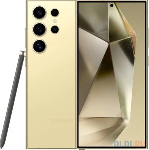 Смартфон Samsung SM-S928B Galaxy S24 Ultra 5G 1Tb 12Gb желтый титан моноблок 3G 4G 2Sim 6.8 1440x3120 Android 14 200Mpix 802.11 a/b/g/n/ac/ax/be