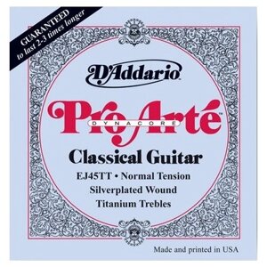 Струны для классической гитары D'Addario