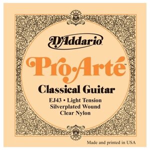 Струны для классической гитары D'Addario