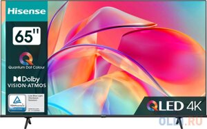 Телевизор QLED hisense 65 65E7kq черный 4K ultra HD 60hz DVB-T DVB-T2 DVB-C DVB-S DVB-S2 wifi smart TV