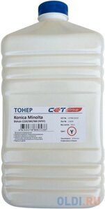 Тонер Cet NF5Y CET8813500 желтый бутылка 500гр. для принтера Konica Minolta Bizhub C220/280/360