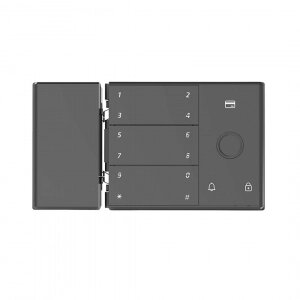 Умный дверной замок для стеклянных дверей Xiaomi CRMCR Smart Glass Door Lock Pro Space Gray (CB2306)
