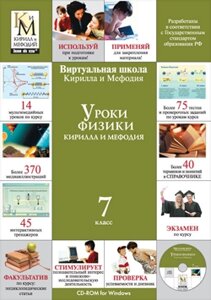 Уроки физики Кирилла и Мефодия. 7 класс Версия 2.1.7