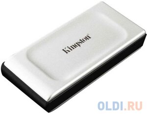 Внешний SSD диск 1.8 2 Tb USB 3.2 Gen 2 Kingston XS2000 Portable серебристый