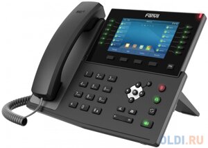 X7C Телефон IP Fanvil IP телефон 20 линий, цветной экран 5quot; HD, Opus, 10/100/1000 Мбит/с, USB, Bluetooth, PoE {10}