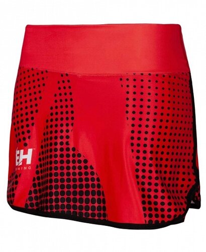 Юбка-шорты для бега halftone red, женская