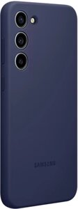 Чехол Samsung Silicone Case S23+ Темно-синий