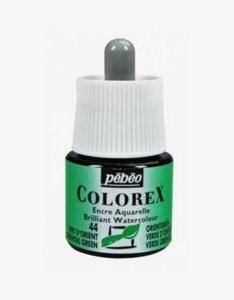 Чернила акварельные Pebeo "Colorex" 45 мл №44 Зеленый ориент